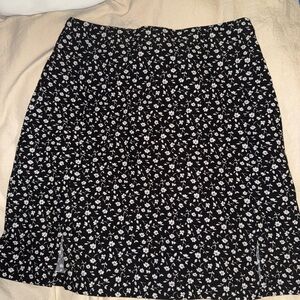 Brandy Melville Floral Mini Skirt